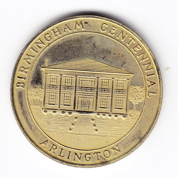 1971 Birmingham Centennial Medal (b86) - Picture 2 of 2